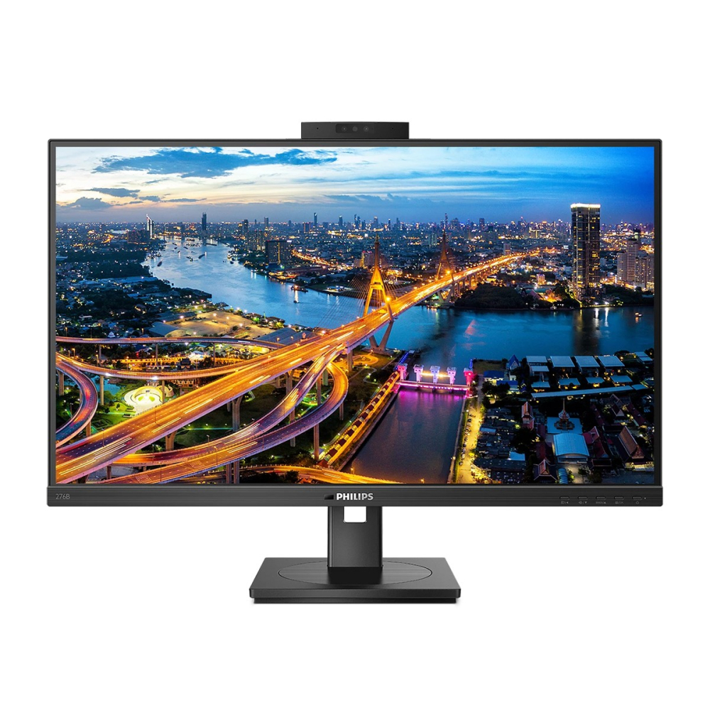 Монитор Philips 27'' 16:9 2560х1440(WQHD) IPS, nonGLARE, Нет, 75 Гц, 350cd/m2, H178°/V178°, 1000:1, 50M:1, 16,7, 4ms, HDMI, DP, USB-Hub, Height adj, Speakers, camera, Black 276B1JH (00/01) 276B1JH (00/01) #5