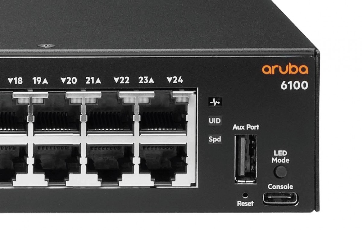 Коммутатор HPE Aruba 6100 24G 4SFP+ Swch JL678A JL678A