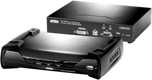 KVM переключатель ATEN DVI-I Single Display KVM over IP Transmitter KE6900AT-AX-G KE6900AT-AX-G