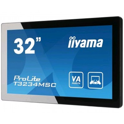 Монитор IIYAMA 32'' сенсорный ProLite LCD 1920х1080 VA, nonGLARE, TOUCH, 300cd/m2, H178°/V178°, 3000 T3234MSC-B2