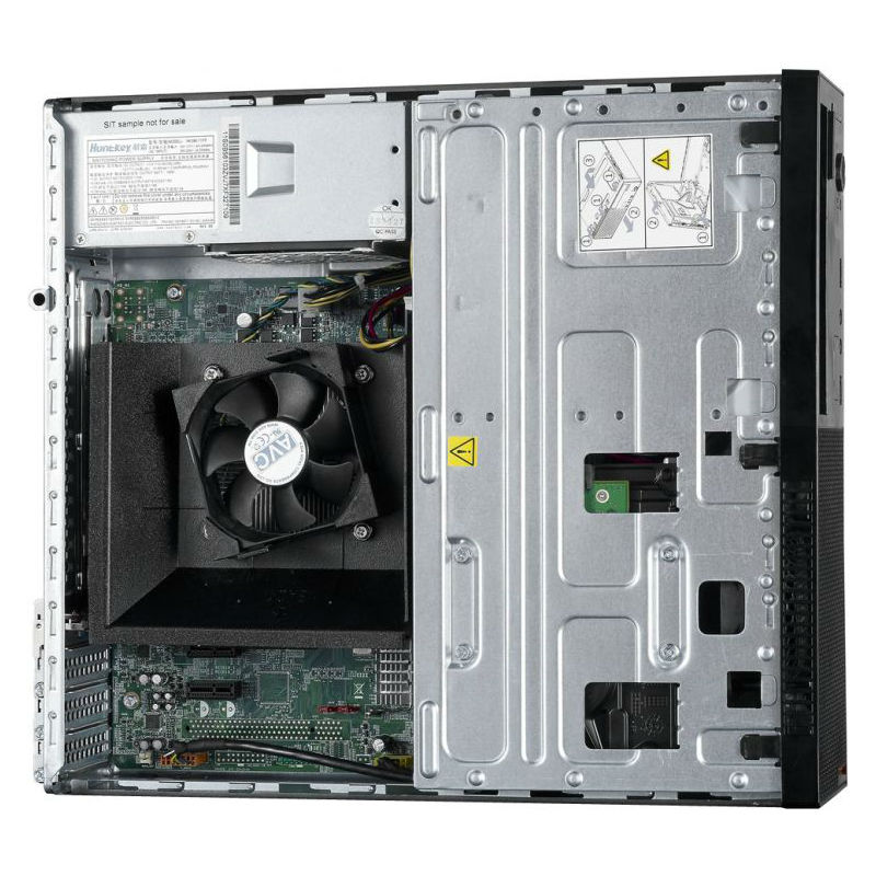 Персональный компьютер Lenovo ThinkCentre Edge 73 SFF P G3260 (3.3)/4Gb/500Gb 7.2k/HDG/DVDRW/CR/Windows 10 Home/GbitEth/черный 10DUS04Q00 10DUS04Q00