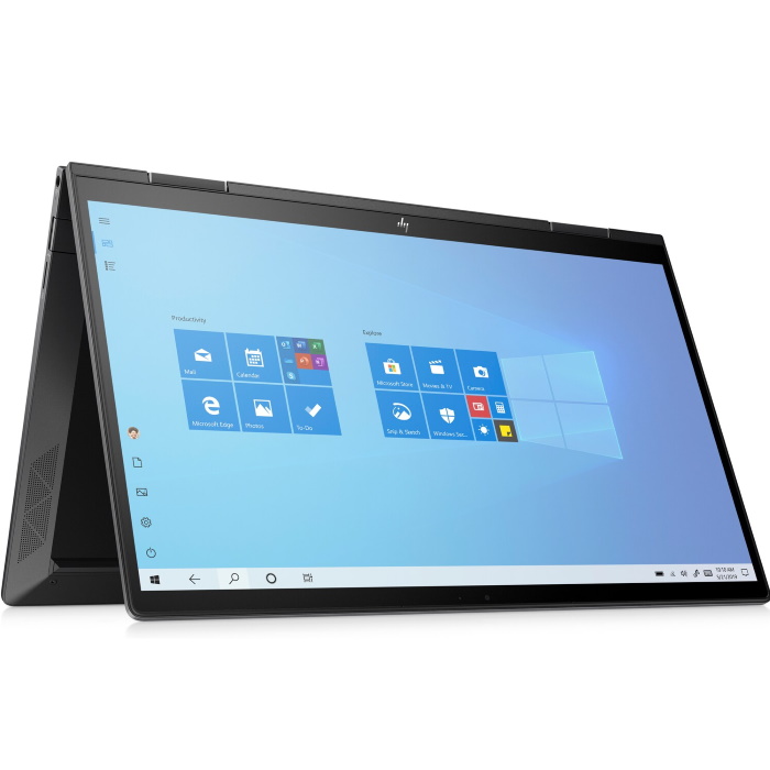 Ноутбук HP Envy 13x360 13-ay0043ur 13.3"(1920x1080 IPS)/Touch/AMD Ryzen 5 4500U(2.3Ghz)/16384Mb/512PCISSDGb/noDVD/Int:AMD Radeon Integrated Graphics /Cam/WiFi/51WHr/war 1y/Nightfall Black /W10 + Fingerprint reader 47G03EA 47G03EA