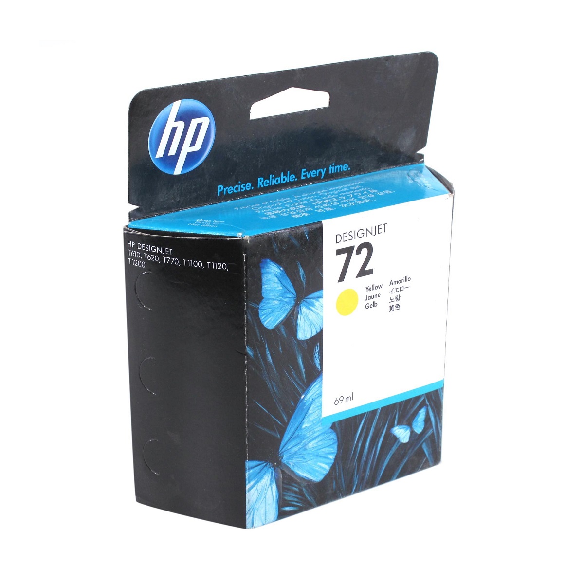 Картридж струйный HP 72 желтый для HP DJ T610/T620/T770/T1100/T1200/T1200/T2300/T790/T1300 (69мл) C9400A C9400A