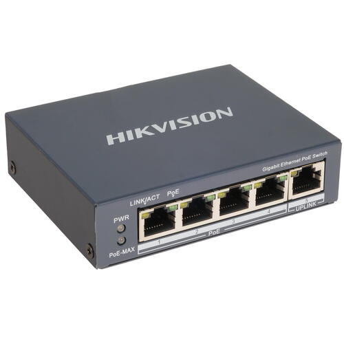 PoE коммутатор Hikvision DS-3E0505P-E/M 4PORT 1000M DS-3E0505P-E/M DS-3E0505P-E/M