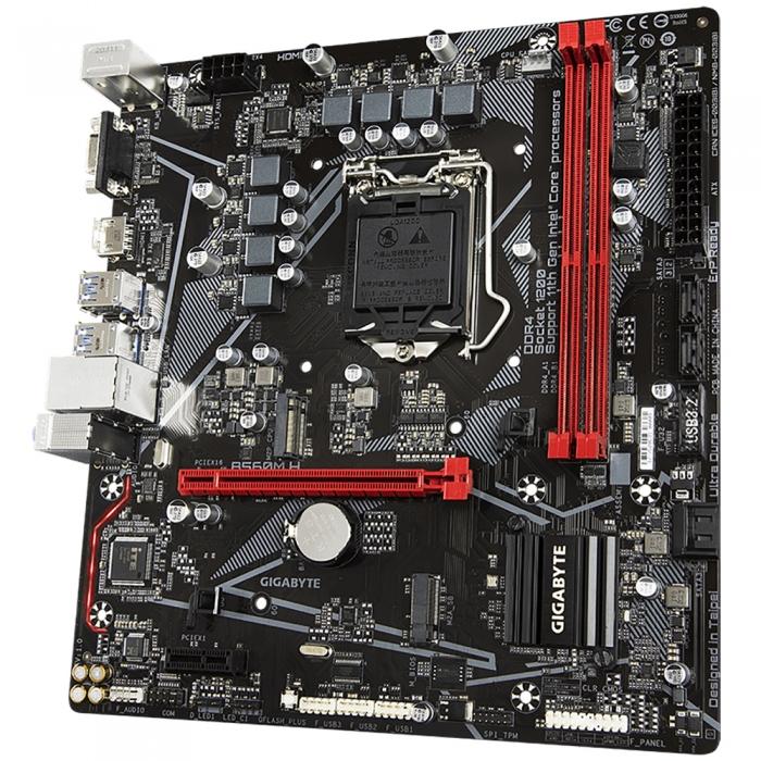 Материнская плата Gigabyte  B560M H LGA1200 B560 2xDDR4 mATX GbLAN VGA HDMI B560M H B560M H