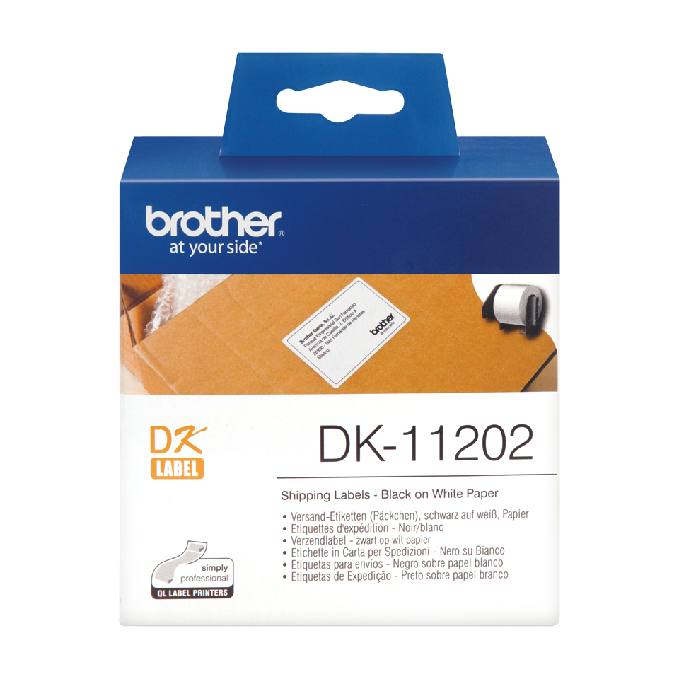 Этикетки Brother DK11202 самоклеящиеся бумажные   белые  62х100 мм (300 шт.) DK11202 DK11202 #4