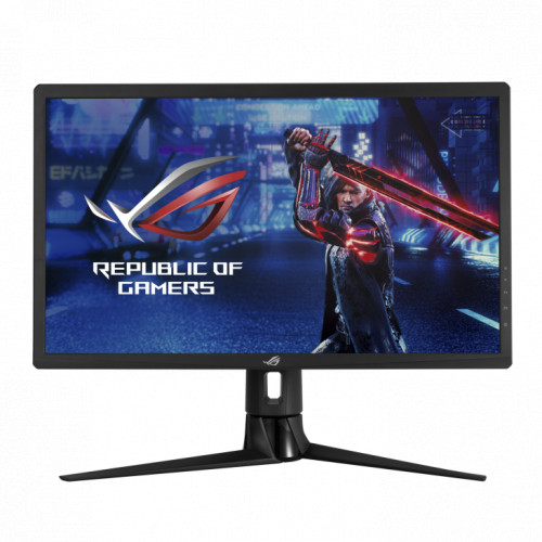 Монитор ASUS 27" ROG Strix IPS ProGaming, 3840x2160, 1ms, 400cd/m2, 178°/178°, 100Mln:1, 2*HDMI, 2*DP, USB-Hub, 144Hz, HDR 400, G-Sync, HAS, Swivel, VESA, Dark Gray, 90LM05A0-B02370 3 years XG27UQR XG27UQR #1