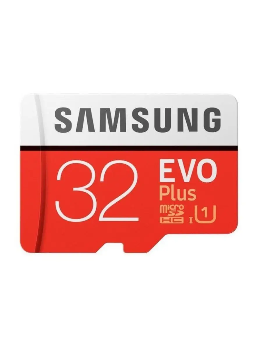 Карта памяти Samsung MB-MC32GA/APC 32GB,microSDHC,EVO Plus,UHS-I,U1,Class 10,adapter MB-MC32GA/APC MB-MC32GA/APC