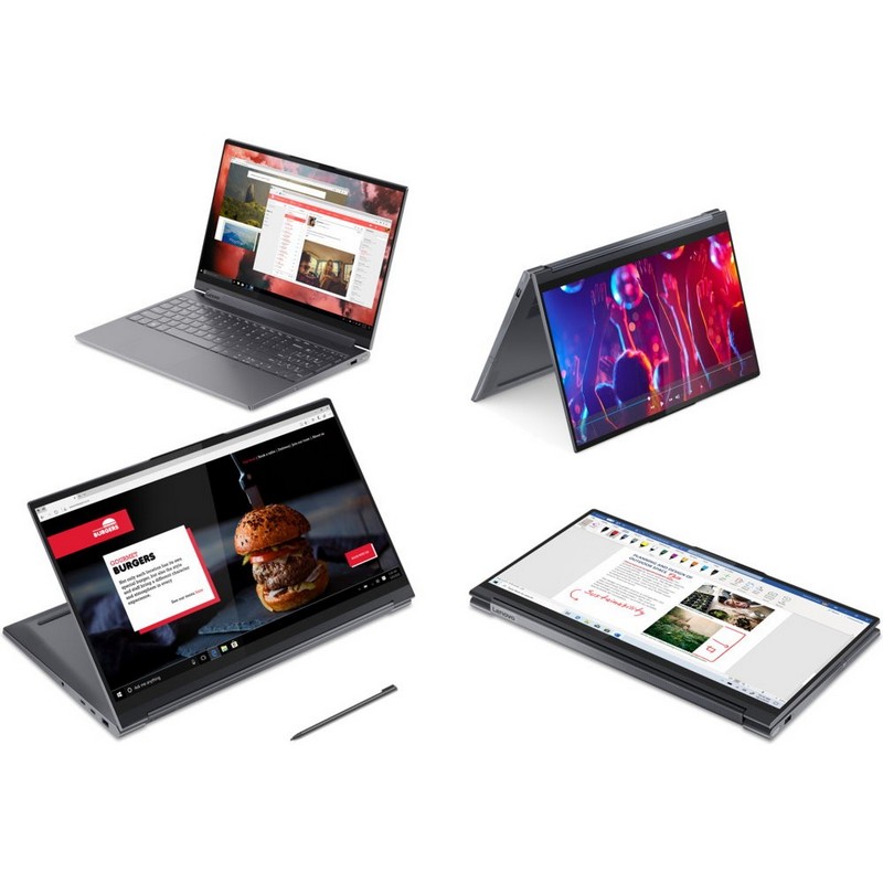 Ноутбук-трансформер Lenovo Yoga 9 15IMH5 Core i7 10750H/16Gb/SSD512Gb/NVIDIA GeForce GTX 1650 Ti 4Gb/15.6"/IPS/Touch/FHD (1920x1080)/Windows 10/grey/WiFi/BT/Cam 82DE0026RU 82DE0026RU
