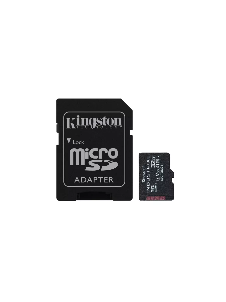 Карта памяти Kingston 32GB microSDHC class10 UHS-I industrial с адаптером SDCIT2/32GB SDCIT2/32GB #1