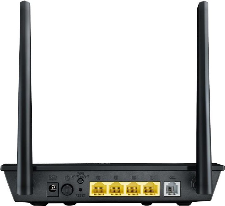Роутер Asus DSL-N16 // ADSL модем, роутер 802.11b/g/n/ac, до 300 Мбит/c, 2 антенны, LAN ; 90IG02C0-BM3100 DSL-N16 DSL-N16