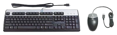 Клавиатура + мышь HPE USB Keyboard and Optical Mouse Kit Russian 638214-B21 638214-B21