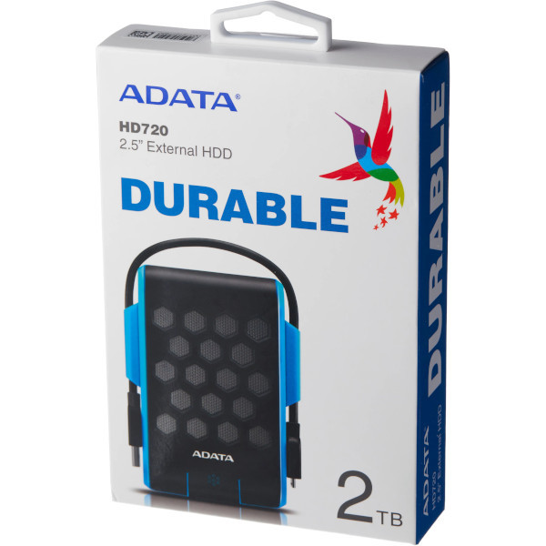 Внешний жёсткий диск ADATA AHD720-2TU31-CBL 2Tb,USB 3.0,HD720 DashDrive,Durable,2.5",синий AHD720-2TU31-CBL AHD720-2TU31-CBL #2