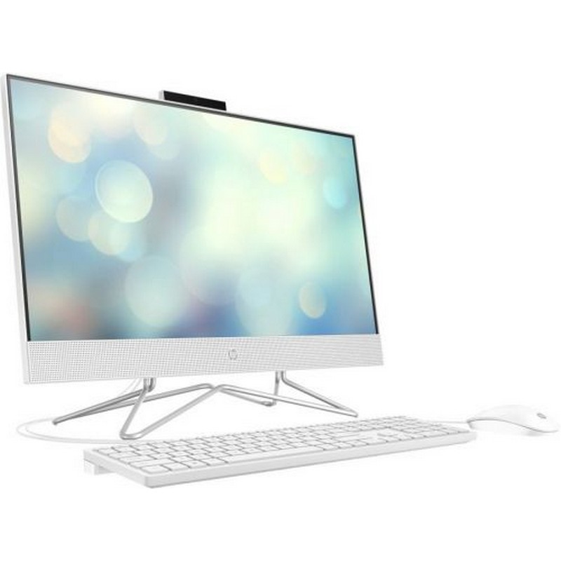 Моноблок HP 24-df0029ur NT 23.8" FHD(1920x1080) Celeron J4025, 4GB DDR4 2400 (1x4GB), SSD 128Gb, Intel Internal Graphics, noDVD, kbd&mouse wired, HD Webcam, Snow White, FreeDos, 1Y Wty 14q00ea 14q00ea