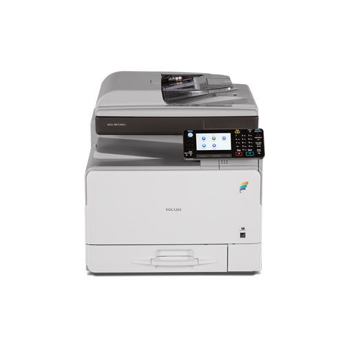 МФУ Ricoh MP C305SPF A4, цветной, 1Гб, 30стр/мин, дуплекс, LAN, факс, ARDF50, с девелопером, без тонера 416012 416012
