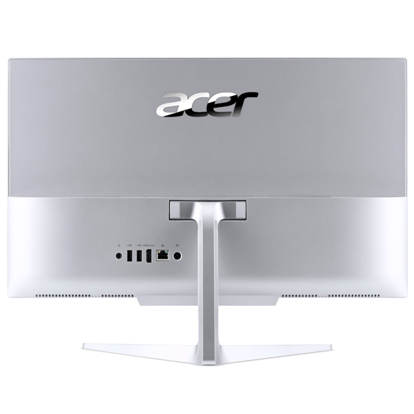 Моноблок Acer Aspire C22-320 21.5" Full HD A6 9220e (1.6)/4Gb/SSD128Gb/R4/CR/Windows 10 Home/GbitEth/WiFi/BT/65W/клавиатура/мышь/серебристый 1920x1080 DQ.BCQER.004 DQ.BCQER.004