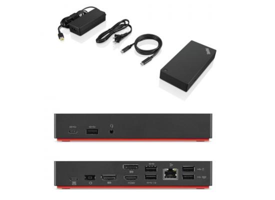 Док-станция Lenovo ThinkPad USB-C Dock Gen2 for V340-17IWL, L390, L480, L580, E490, E495, E590, E595, T490/490s, T480/480s, T590, X270, X280, X390, X390 Yoga, P53 40AS0090EU 40AS0090EU #5