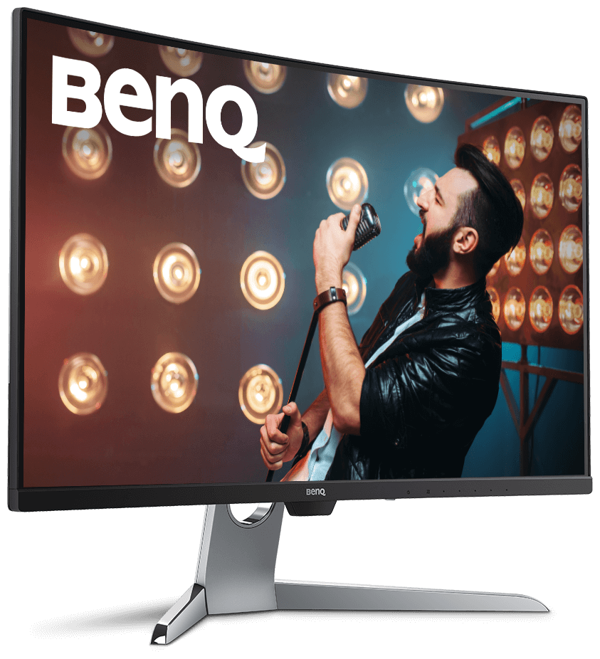 Монитор BenQ 31,5" EX3203R VA LED, изогнутый 2560x1440 4ms 400cd/m2 20M:1 178°/178° HDMI DP1.2 2*USB 3.0 Tilt HAS Grey 9H.LGWLA.TSE 9H.LGWLA.TSE