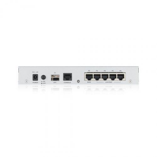 Межсетевой экран Zyxel ZyWALL USG FLEX 100 с набором подписок на 1 год (AS,AV,CF,IDP), 2xWAN GE (1xRJ-45 и 1xSFP), 4xLAN/DMZ GE, 1xUSB3.0, AP Controller (8/24) USGFLEX100-RU0102F USGFLEX100-RU0102F