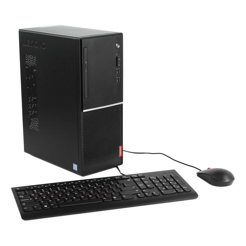 Персональный компьютер Lenovo V520-15IKL Tower i5 7400 (3)/8Gb/SSD256Gb/HDG630/CR/Windows 10 Professional 64/GbitEth/180W/клавиатура/мышь/черный 10NK002NRU 10NK002NRU