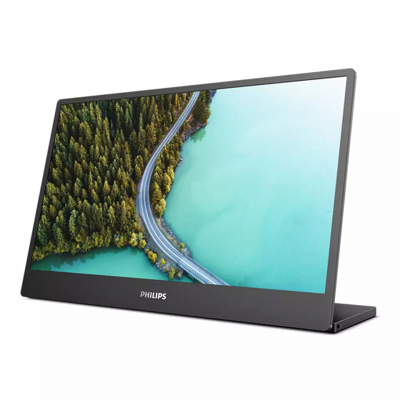 Монитор Philips 15.6" 39,6 cm 16:9 1920х1080(FHD) IPS, nonGLARE, 75 Гц, 250cd/m2, H170°/V170°, 700:1, 50M:1, 16.2M, 4ms, VGA, DVI, HDMI, DP, USB-Hub, Height adj, Tilt, Swivel, Speakers, 3Y, Black 16B1P3302 (00/01) 16B1P3302 (00/01)