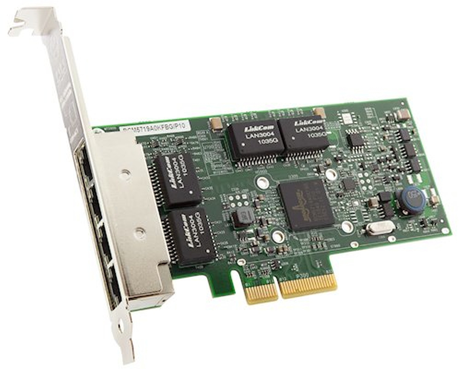 Сетевой адаптер  DELL Broadcom 5719 Quad Port 1Gb Low Profile Network Interface Card - Kit 540-BBHB 540-BBHB