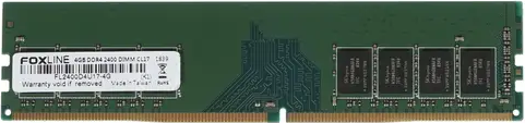 Модуль памяти Foxline DDR4 DIMM 2400MHz PC-19200 CL17 - 4Gb FL2400D4U17-4G FL2400D4U17-4G