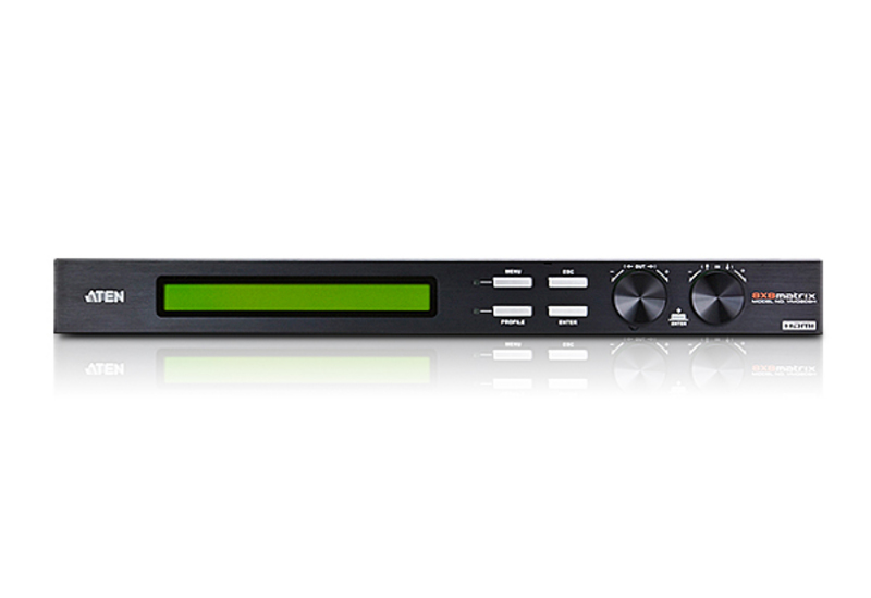 KVM переключатель ATEN HDMI, 8> 8 мониторов, без шнуров, передача сигнала до 20 м VM0808H-AT-G VM0808H-AT-G