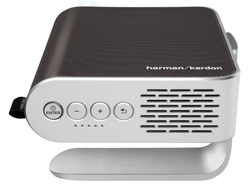 Проектор ViewSonic M1 DLP, LED, WVGA 854x480, 250Lm, 120000:1, 16GB, HDMI, USB, USB Type-C, MicroSD, 2x3W speaker, led 30000hrs, battery, Silver, 0.8kg VS17337 VS17337