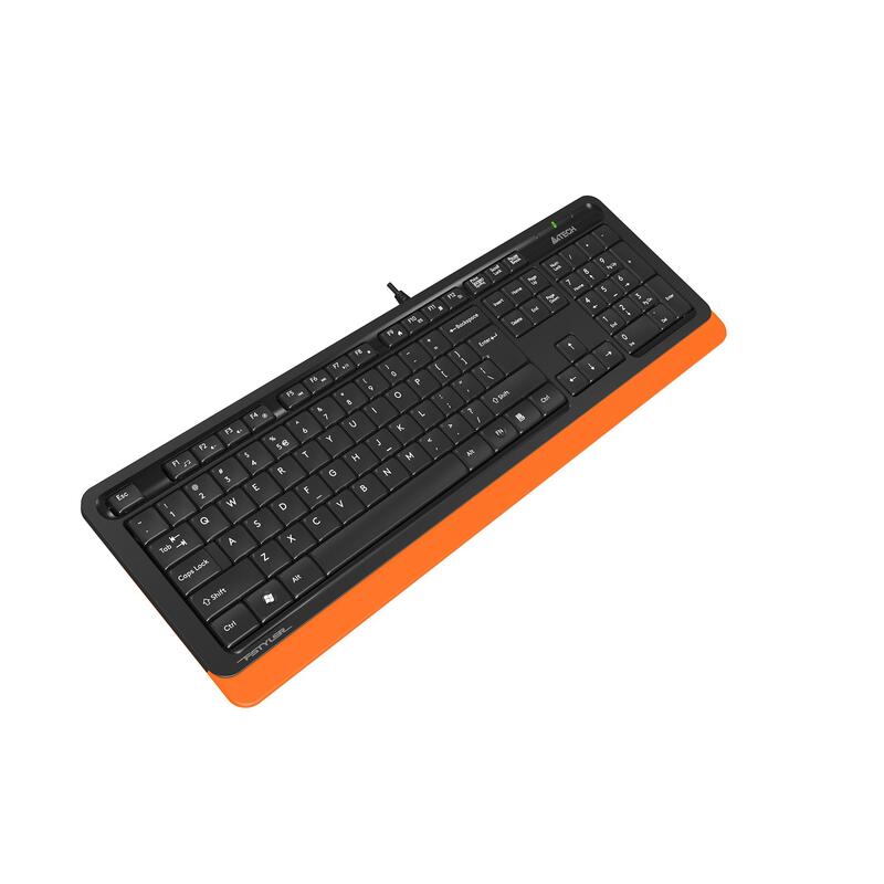 Клавиатура A4Tech   Fstyler FK10 черный/оранжевый USB FK10 ORANGE FK10 ORANGE