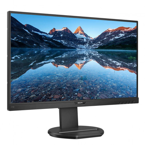 Монитор Philips 27'' 16:9 2560х1440(WQHD) IPS, nonGLARE,350cd/m2, H178°/V178°, 1000:1, 50M:1, 16,7 миллионов цветов, 4ms, HDMI, DP, USB-Hub, Height adj, Tilt, Swivel, Speakers, 2Y, Black 276B9 (00/01) 276B9 (00/01) #2