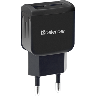 Адаптер питания Defender EPA-13 5V/2.1A 2XUSB 83840 83840