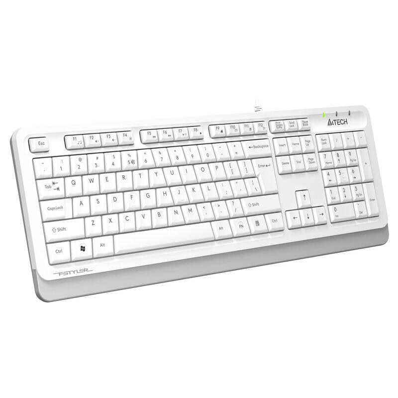 Клавиатура A4Tech   Fstyler FKS10 белый/серый USB FKS10 WHITE FKS10 WHITE #1