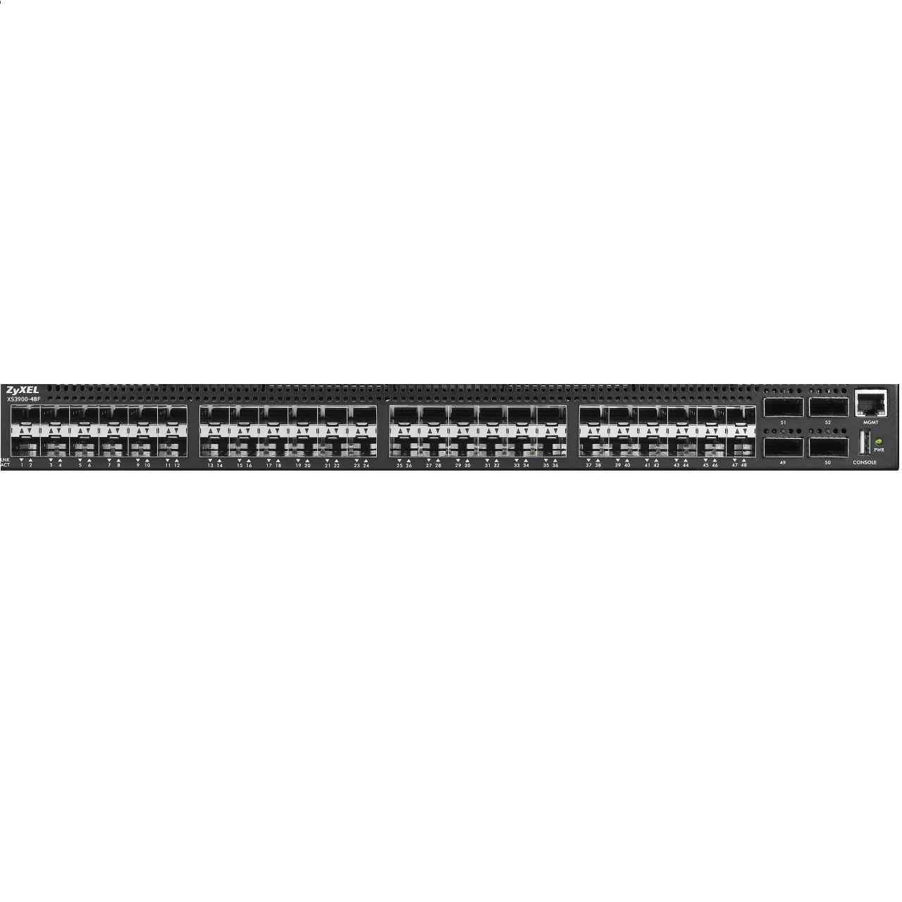 Коммутатор ZYXEL управляемый с 48 слотами 10G SFP+ и 4 слотами 40G QSFP+ XS3900-48F-ZZ0102F XS3900-48F-ZZ0102F