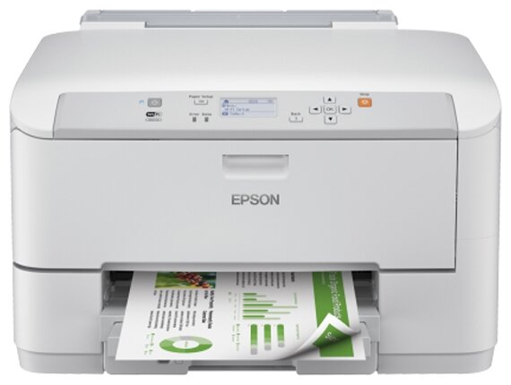 Принтер струйный Epson WorkForce Pro WF-5110DW A4 Duplex Net WiFi USB RJ-45 белый C11CD12301 C11CD12301