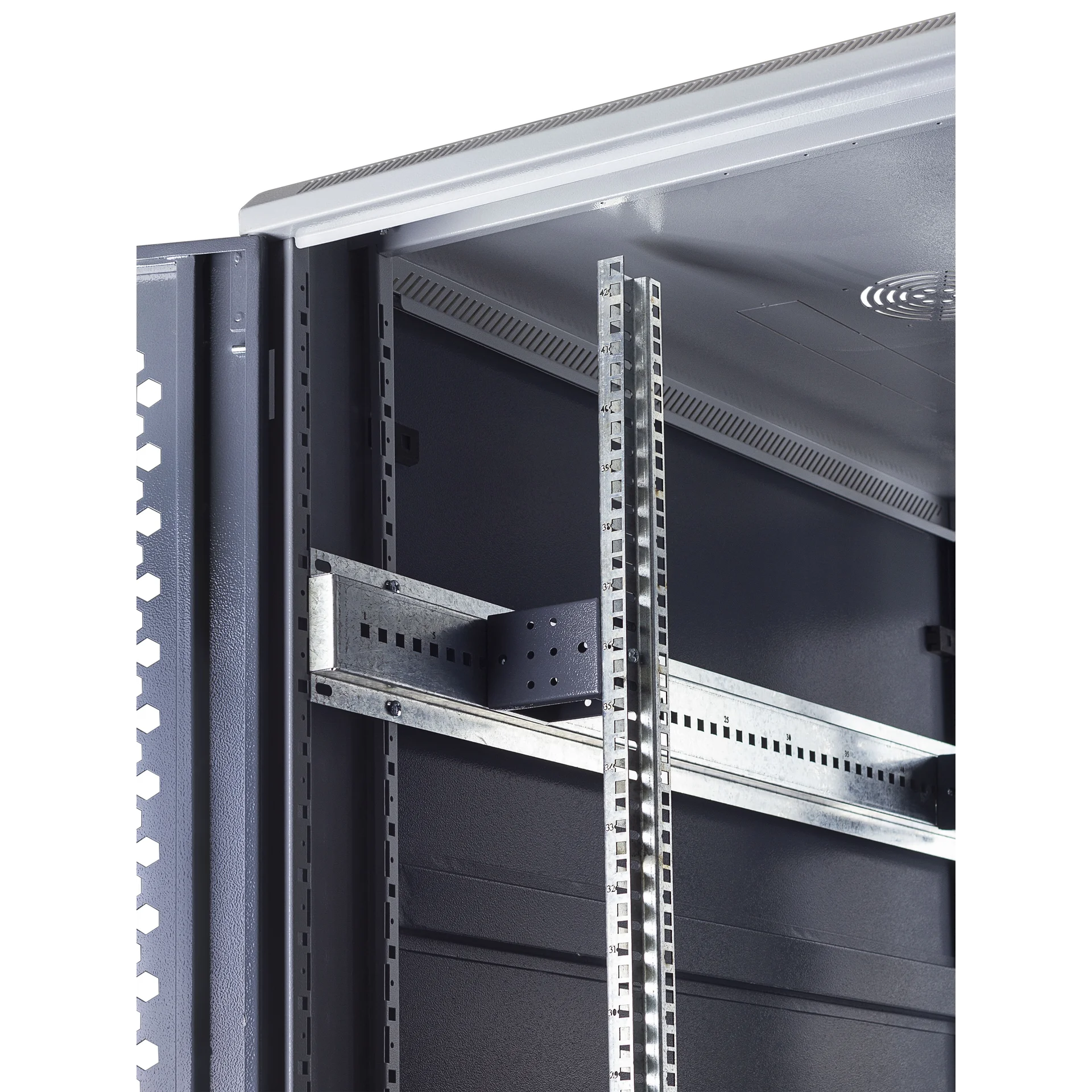 Шкаф C3 Solutions  телекоммуникационный 42U 800*1200, черный, дверь перф. C3.RF4209 C3.RF4209 #2