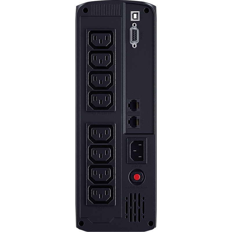 Источник бесперебойного питания CyberPower Value Pro 1200VA/720W, Line-Interactive, USB/RS-232/RJ11/45, 8*С13 VP1200EILCD VP1200EILCD