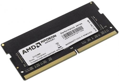 Модуль памяти AMD 16GB Radeon™ DDR4 2400 SO DIMM R7 Performance Series Black Non-ECC, CL16, 1.2V, RTL (182330) R7416G2400S2S-U R7416G2400S2S-U