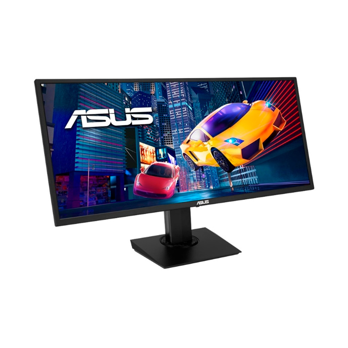 Монитор ASUS 34" VP348QGL VA LED 4K, ProGaming, 3440x1440, 4ms, 350cd/m2, 178°/178°, 3000:1, HDMI*2, DP, 75Hz, HDR-10, FreeSync, GamePlus Tec., колонк 90LM04QI-B01170 90LM04QI-B01170
