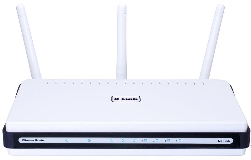 DIR-655 Интернет-шлюз с точкой доступа 802.11n,  4xLAN 10/100/1000, 1xWAN DIR-655