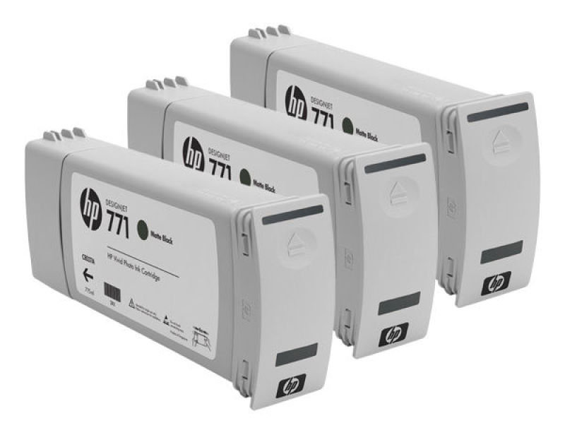 Картридж струйный HP 771C фото черный x3уп. для HP DJ Z6200 (775мл) B6Y37A B6Y37A