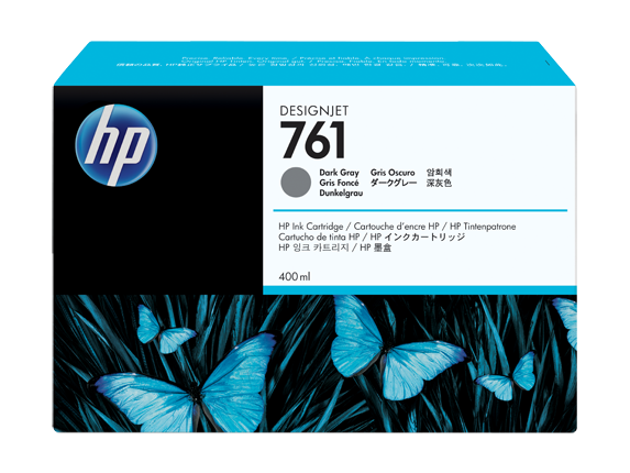 Картридж HP 761 Dark Gray для Designjet T7100 400-ml CM996A CM996A #2