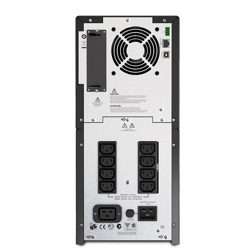 Источник бесперебойного питания APC Smart-UPS 2200VA/1980W, Line-Interactive, LCD, 8xC13 (4-Switched) 1xC19, SmartSlot, EPO SMT2200I SMT2200I