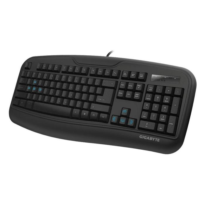 Клавиатура Gigabyte FORCE K3 Gaming Keyboard, USB 2.0, Membrane,Key Profile-Standard, Matt Black (543242) FK3-RU FK3-RU