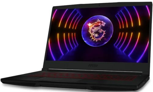 Ноутбук MSI  GF63 Thin 12VE-237RU Core i7 12650H 8Gb SSD512Gb NVIDIA GeForce RTX4050 6Gb 15.6" IPS FHD (1920x1080) Windows 11 Home black WiFi BT Cam 9S7-16R821-237 9S7-16R821-237 #1