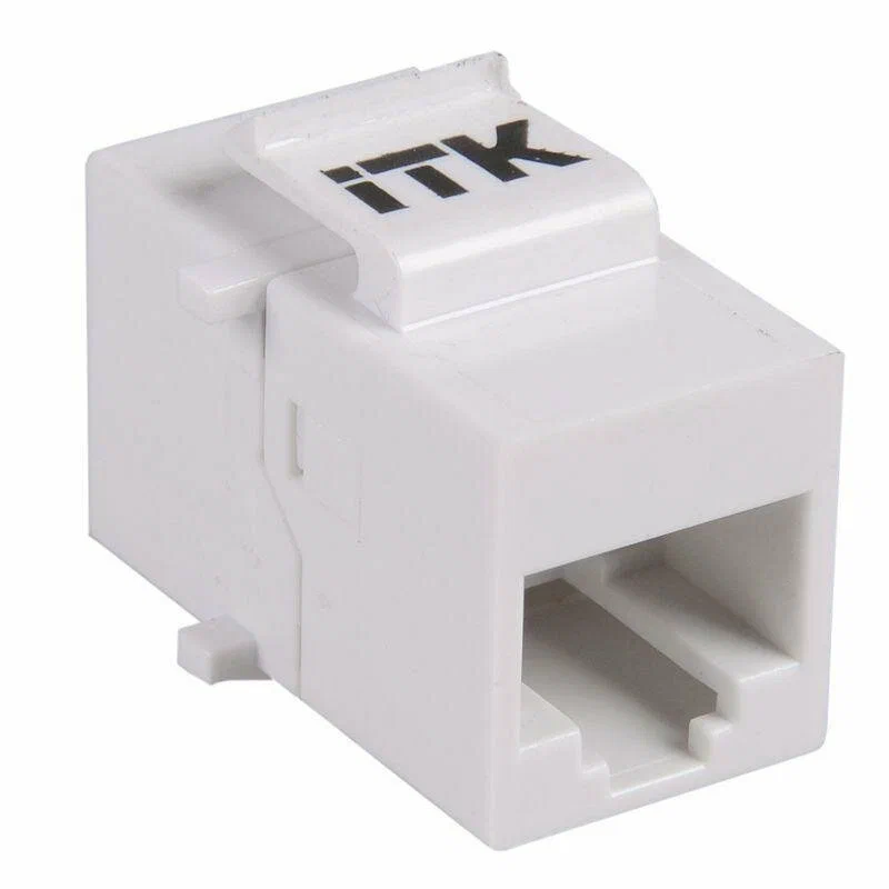 Адаптер ITK Проходной кат.5E UTP, RJ45-RJ45, тип Keystone Jack CS7-1C5EU CS7-1C5EU