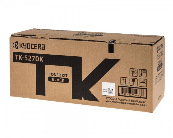 Тонер-картридж Kyocera TK-5270K 8 000 стр. Black для M6230cidn/M6630cidn/P6230cdn 1T02TV0NL0 1T02TV0NL0