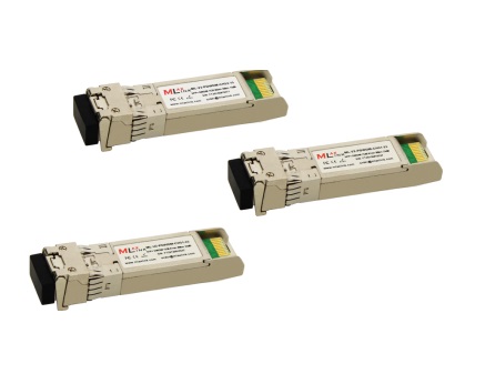 Модуль MlaxLink    двухволоконный SFP+ DWDM, 10Гбит/с, 1532.68нм, канал 56, 15dB, 2xLC, DDM ML-P10G-DWDM-C56LD15 ML-P10G-DWDM-C56LD15