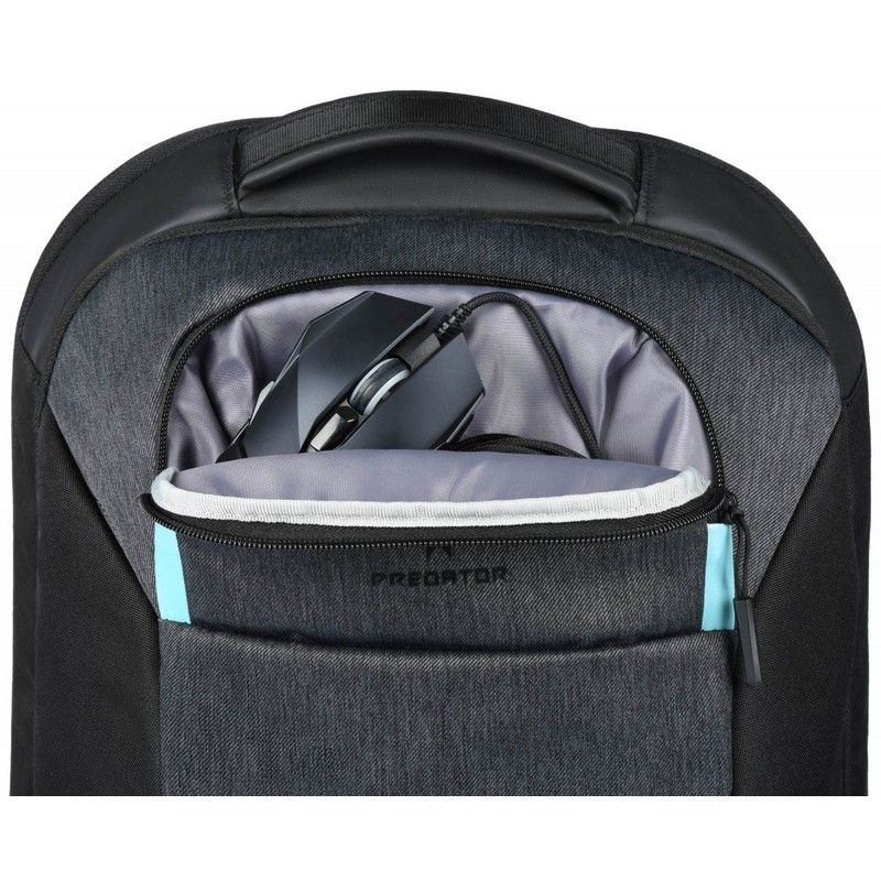 Рюкзак Acer для ноутбука 15.6" Predator Hybrid черный/серый/синий полиэстер NP.BAG1A.291 NP.BAG1A.291