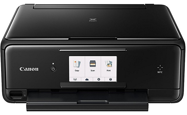 МФУ Canon PIXMA TS8040 А4, (4800х1200), 15 из./мин. ч/б, 10 из./мин. цвет, раздельные картриджи(6), кассета 100 л., USB/WiFi 1369C007 1369C007